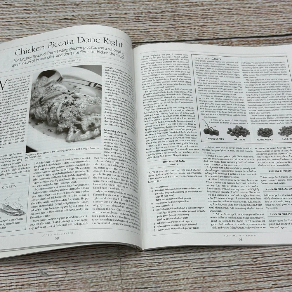 Cooks Illustrated All Time‎ Best Recipes Special Collector Edition Cookbook 2009